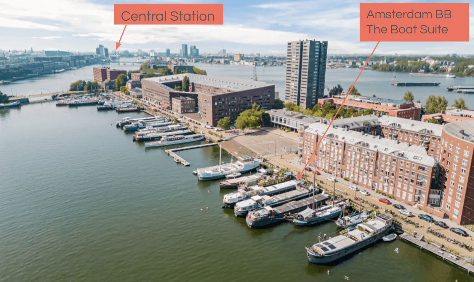 Boat Suite - Bed & Boat - AmsterdamBB – bed & breakfast in Amsterdam-Oost